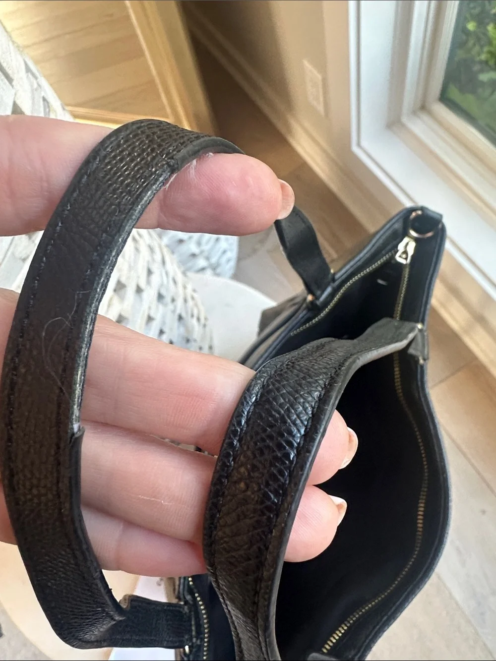 Coach Brown and Black Signature Tote